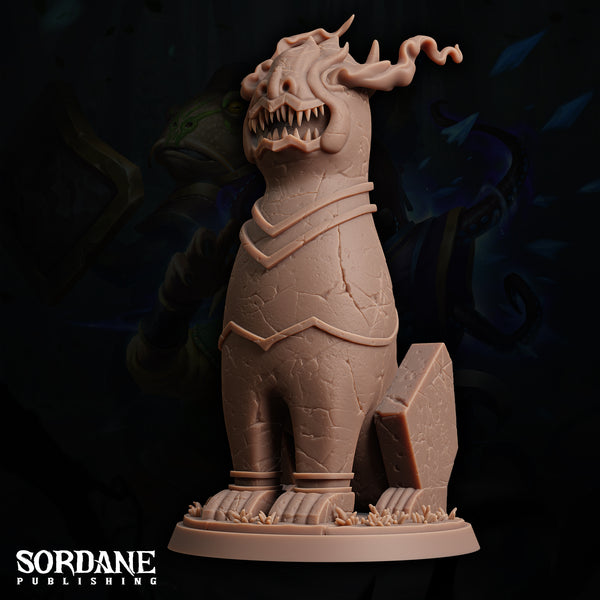Chinthe Statue, Sordane Publishing, Moonsoon