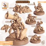 Crabe the Crab, Cornelia's Companions, Cast N Play