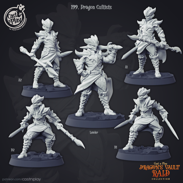 Dragon Cultists, Cast N Play, Dragon's Vault Raid