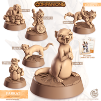 Farrat the Ferret, Cornelia's Companions, Cast N Play
