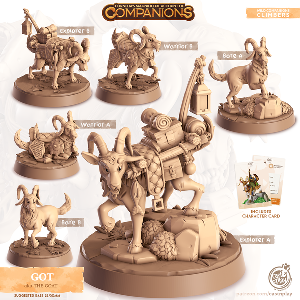Got the Goat, Cornelia's Companions, Cast N Play