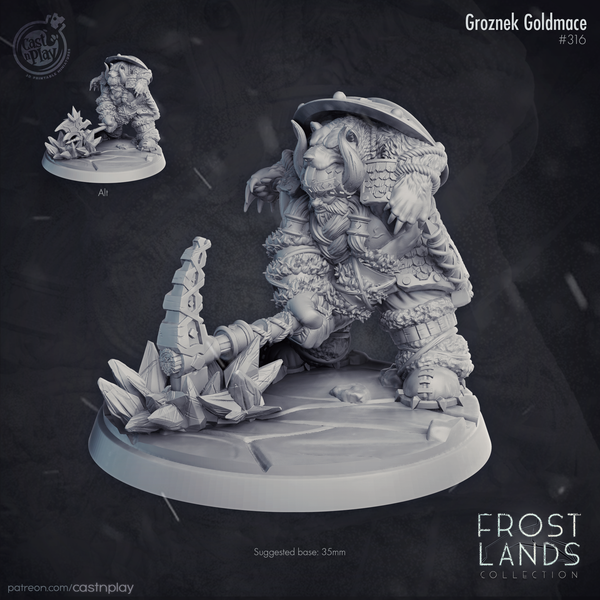 Groznek Goldmace, Cast N Play, Frost Lands