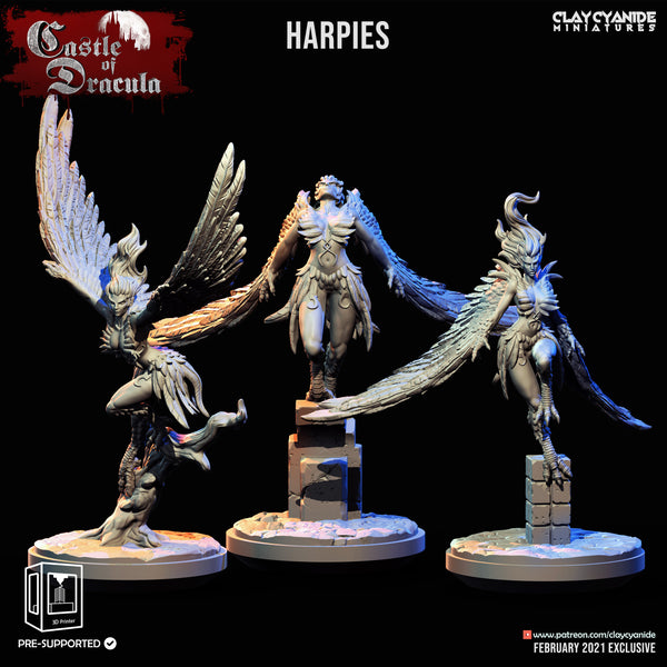 Harpies, Castle of Dracula, Clay Cyanide