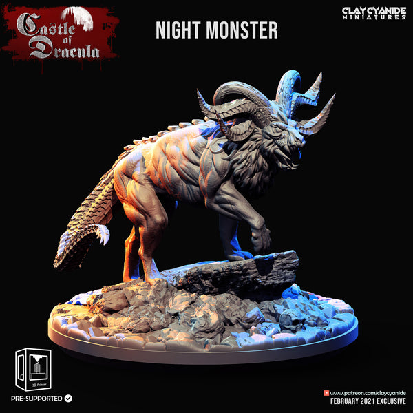 Night Monster, Castle of Dracula, Clay Cyanide