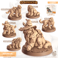 Sheppar the Old English Shepherd, Cornelia's Companions, Cast N Play
