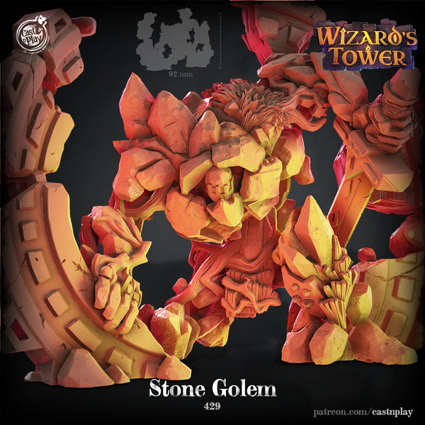 Stone Golem, Cast N Play, Wizards' Tower