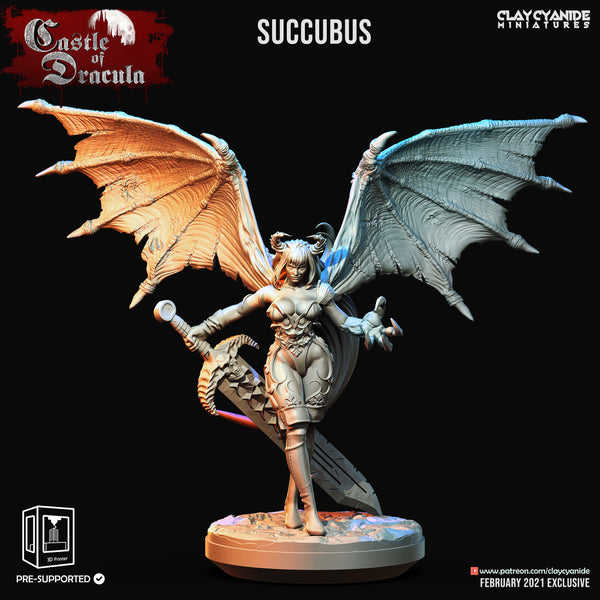 Succubus, Castle of Dracula, Clay Cyanide