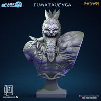 Tumatauenga Bust, Maori Mythos, Clay Cyanide