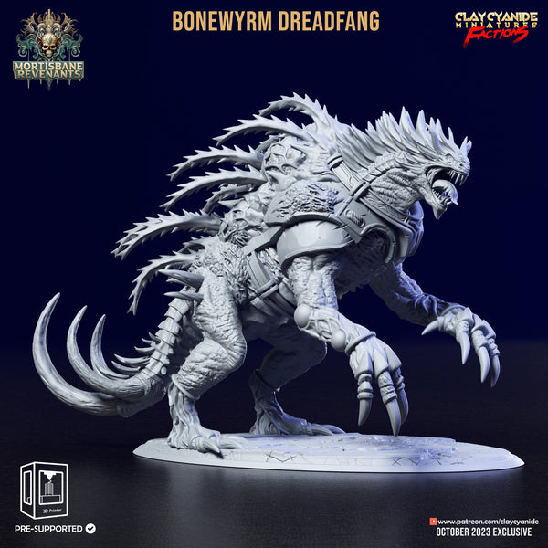 Bonewyrm Dreadfang, Clay Cyanide, Factions: Mortisbane Revenants