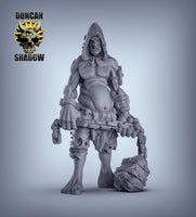 Hooded Giant with Ball and Chain